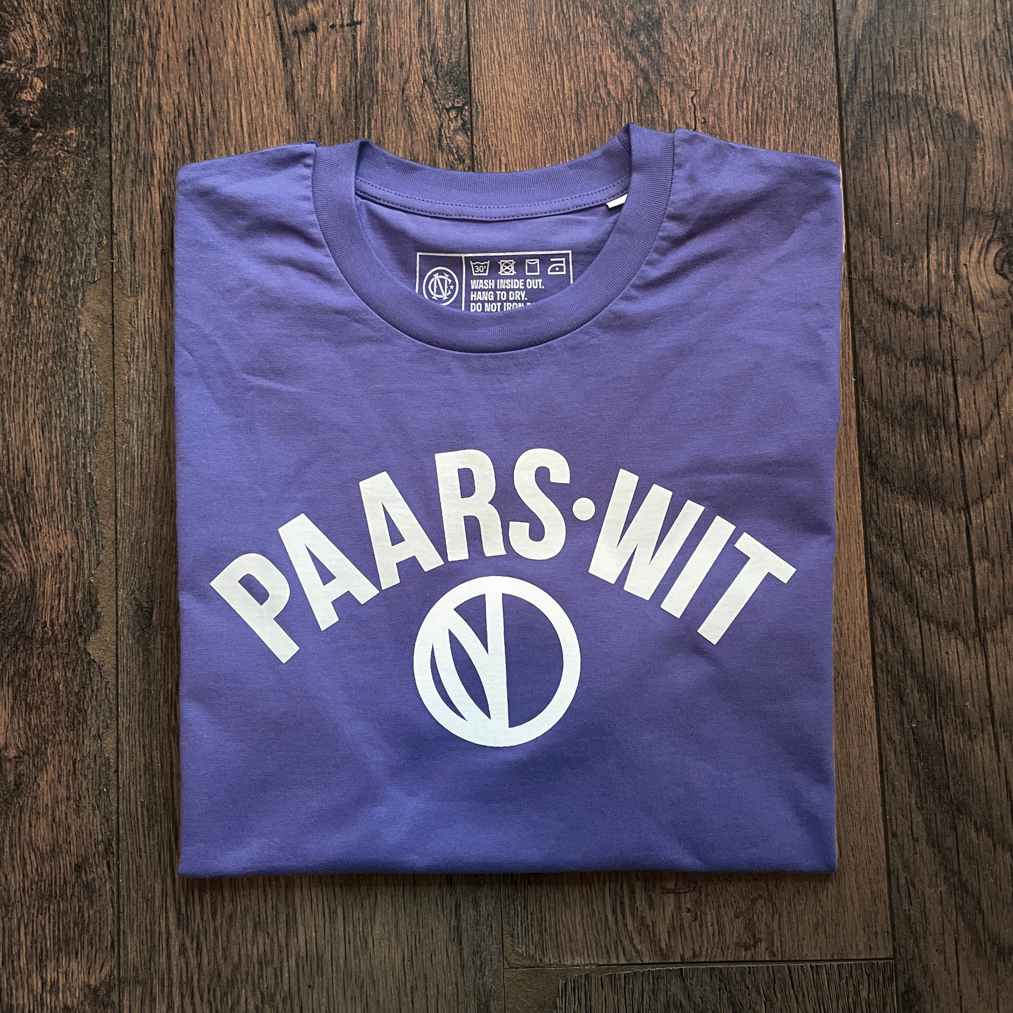 Paars Wit T-shirt