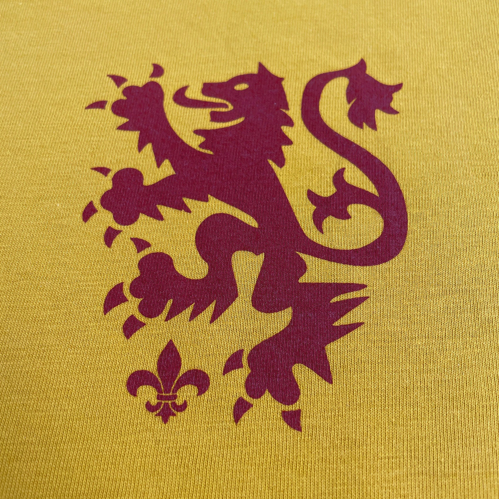 Scotland Ochre 'Fleur de Lis' T-shirt