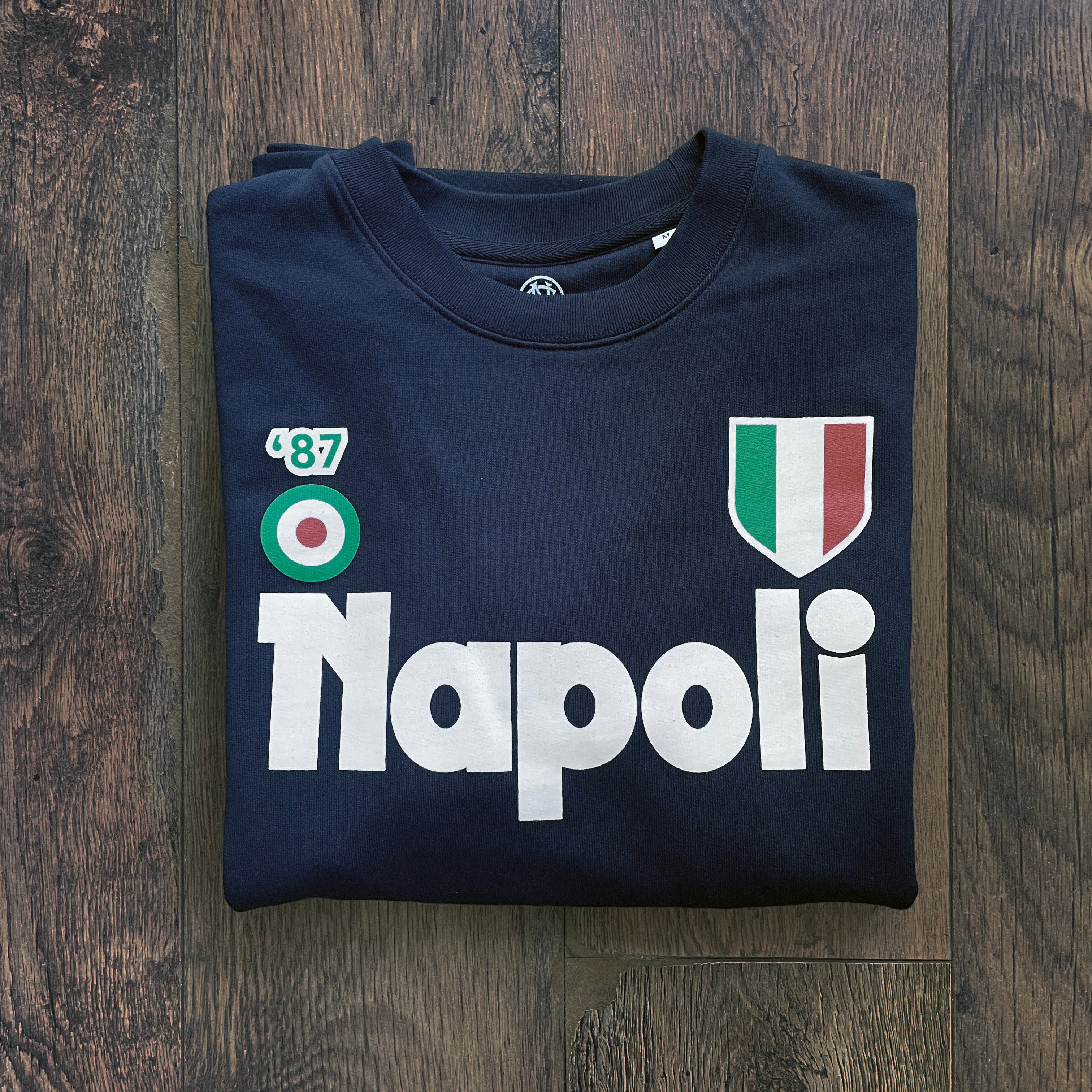 Felpa Blu Navy del Napoli 1987