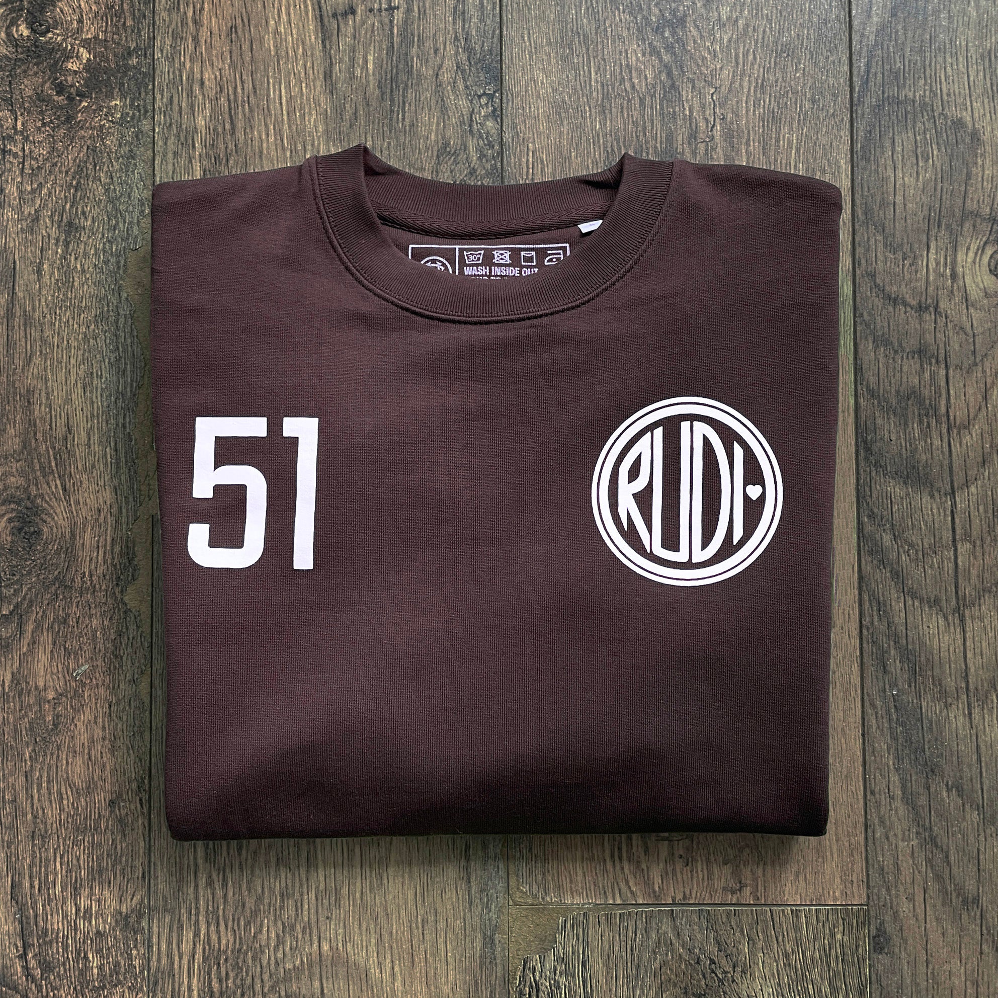 Rudi Hearts sweatshirt