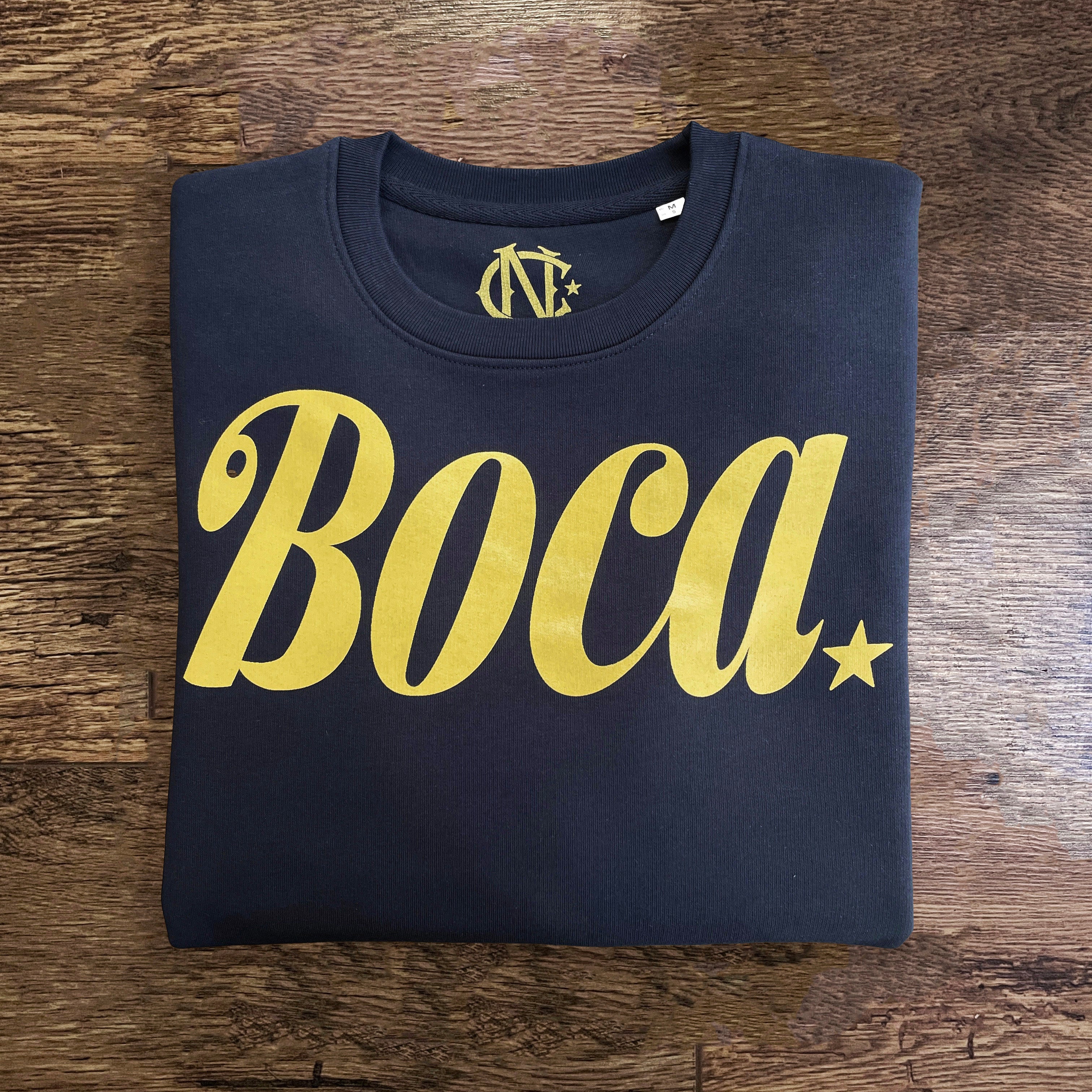 Boca retro football t-shirt sweatshirt