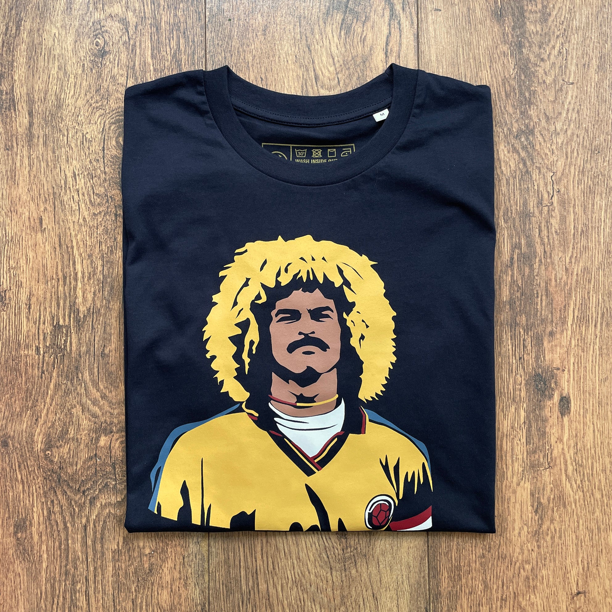 Carlos Colombia retro football t-shirt