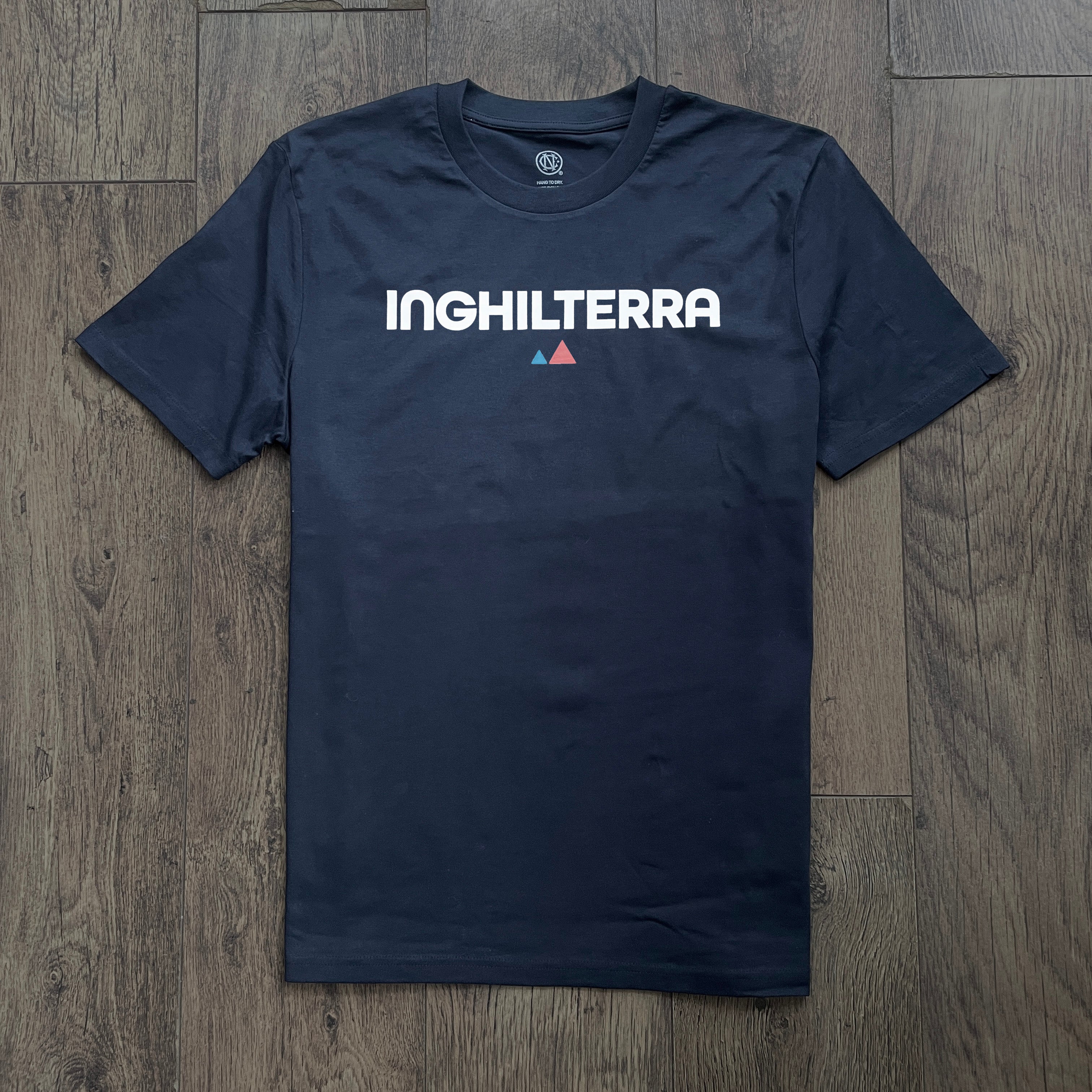 England 'Inghilterra' 1990 Navy T-shirt