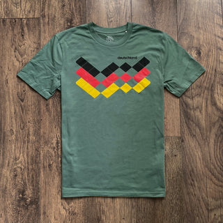 Deutschland Germany Green 1990 T-shirt