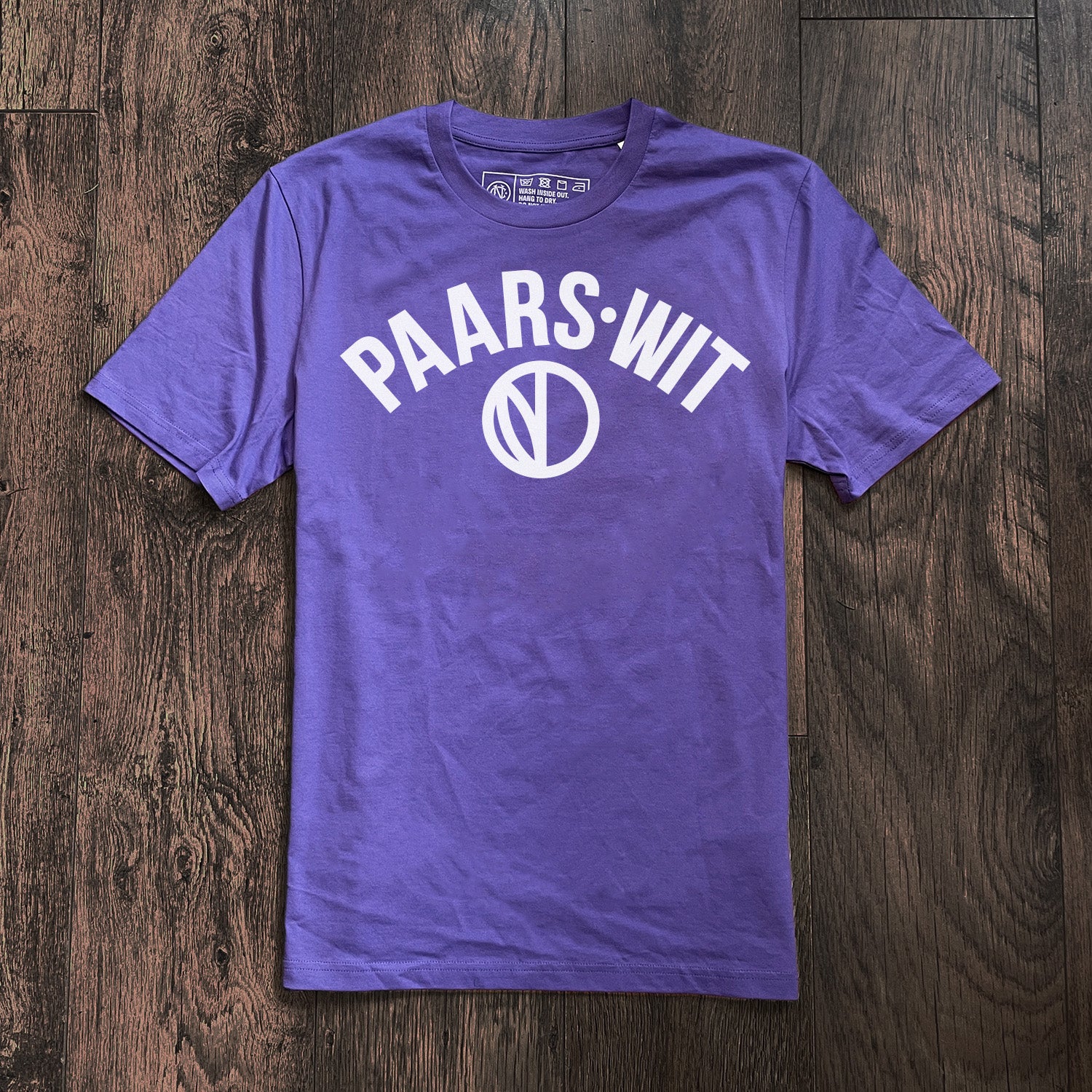 Paars Wit T-shirt