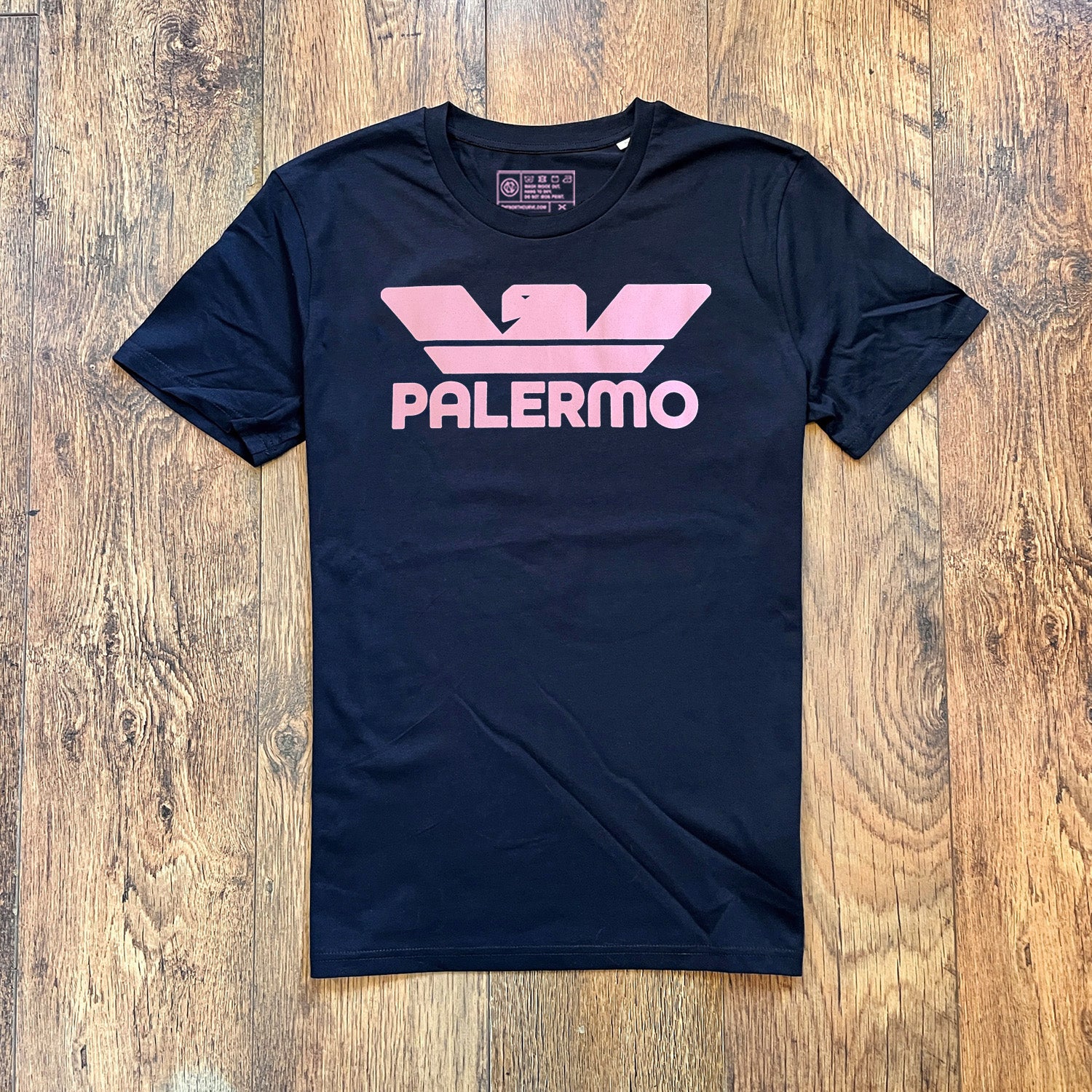 Palermo navy retro football t-shirt