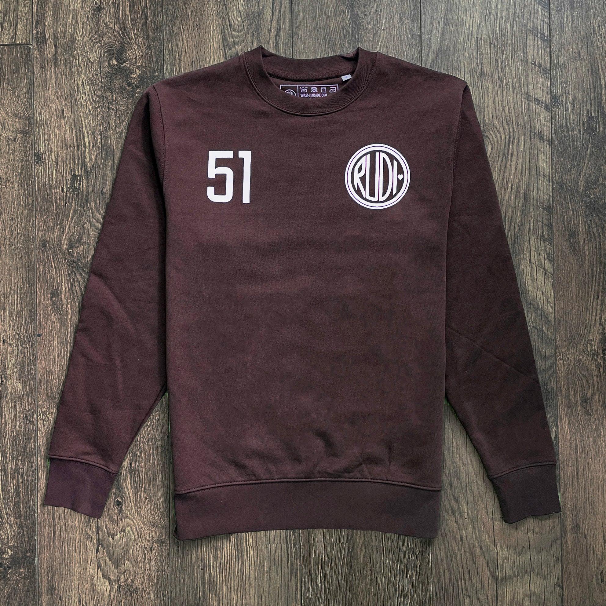 Rudi Hearts sweatshirt