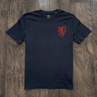 Scotland Navy Red 'Lion Rampant' T-shirt