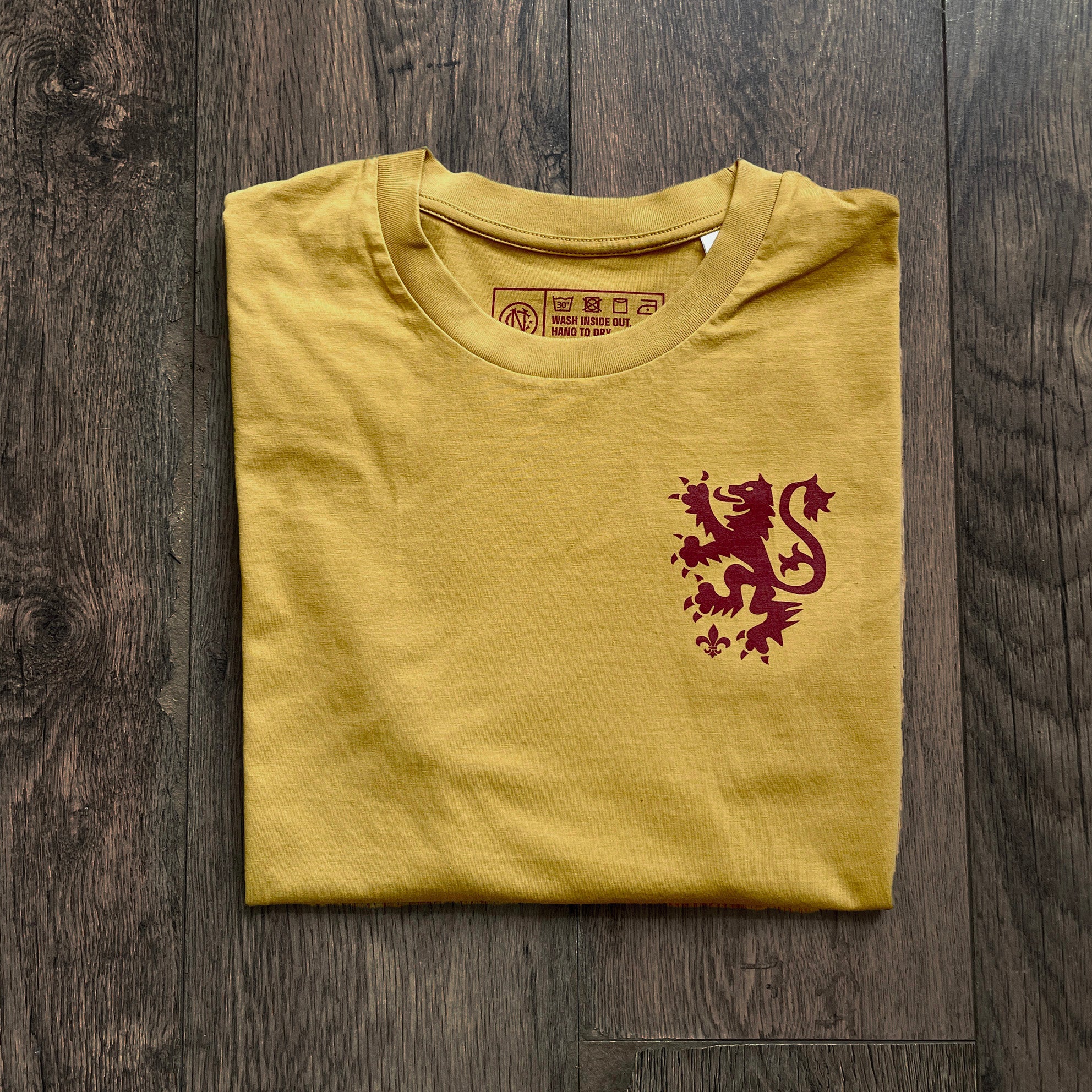 Scotland Ochre 'Fleur de Lis' T-shirt