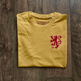 Scotland Ochre 'Lion Rampant' T-shirt