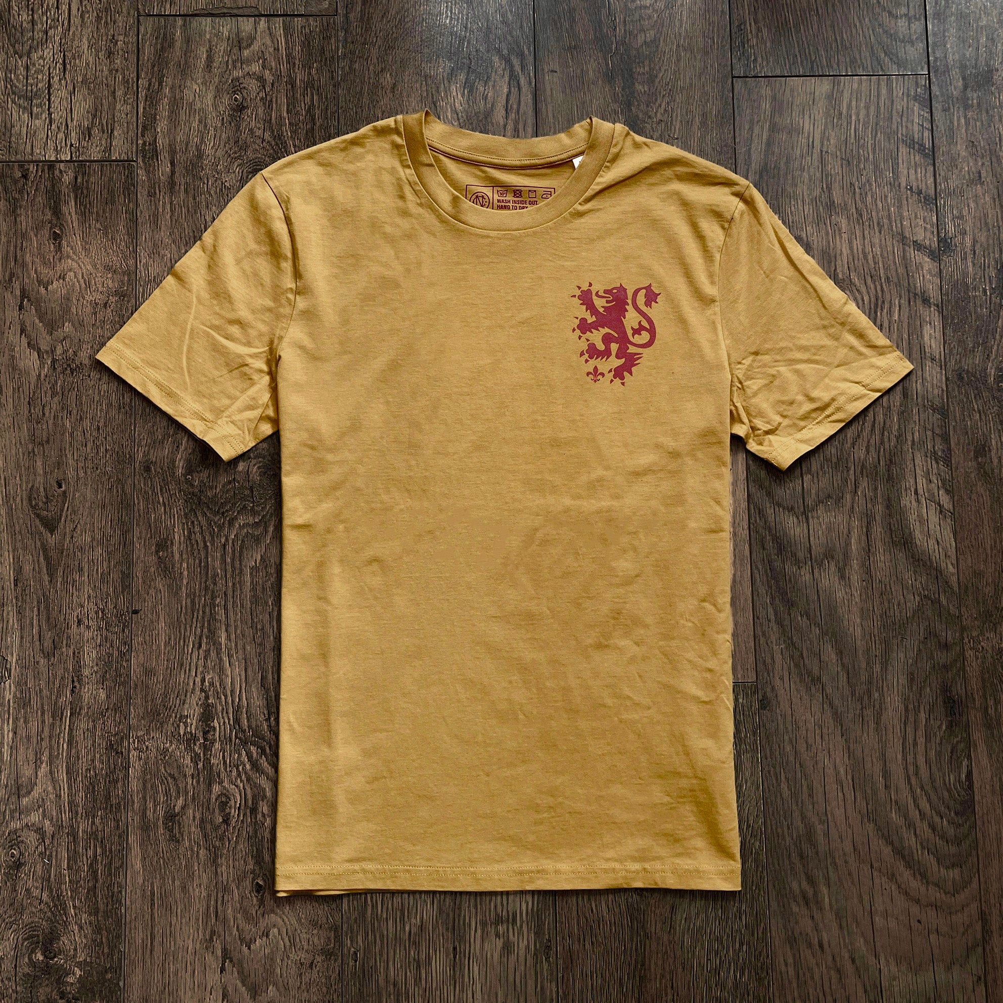 Scotland Ochre 'Fleur de Lis' T-shirt