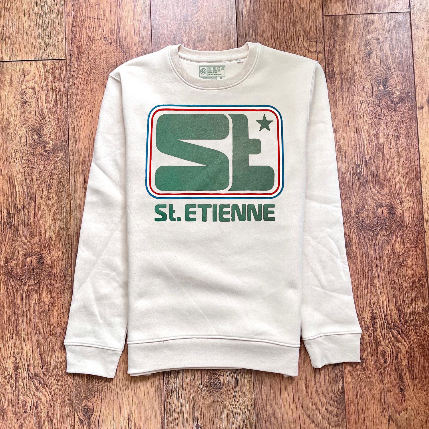 St Etienne raw retro football sweatshirt t-shirt